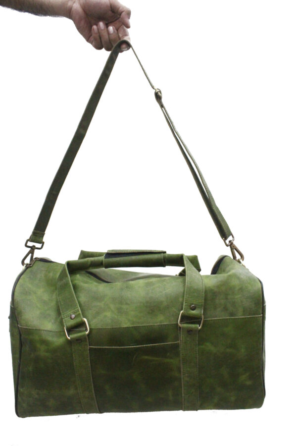 Duffle Bag Green Colour - Image 3