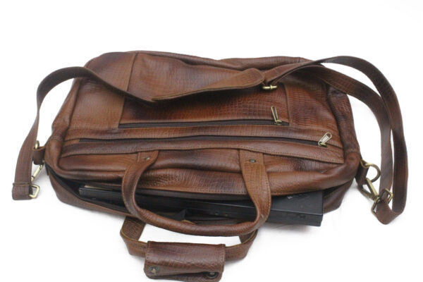 Laptop Bag Brown - Image 2
